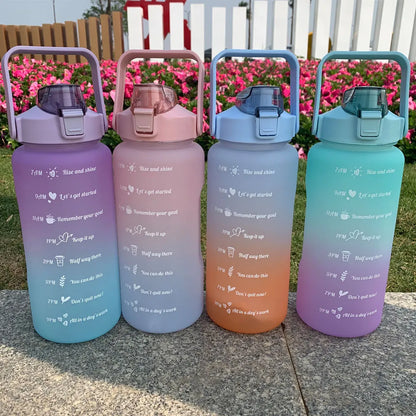 2L Motivational Water Bottle