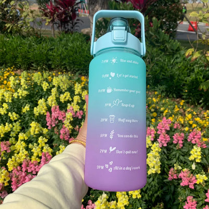 2L Motivational Water Bottle